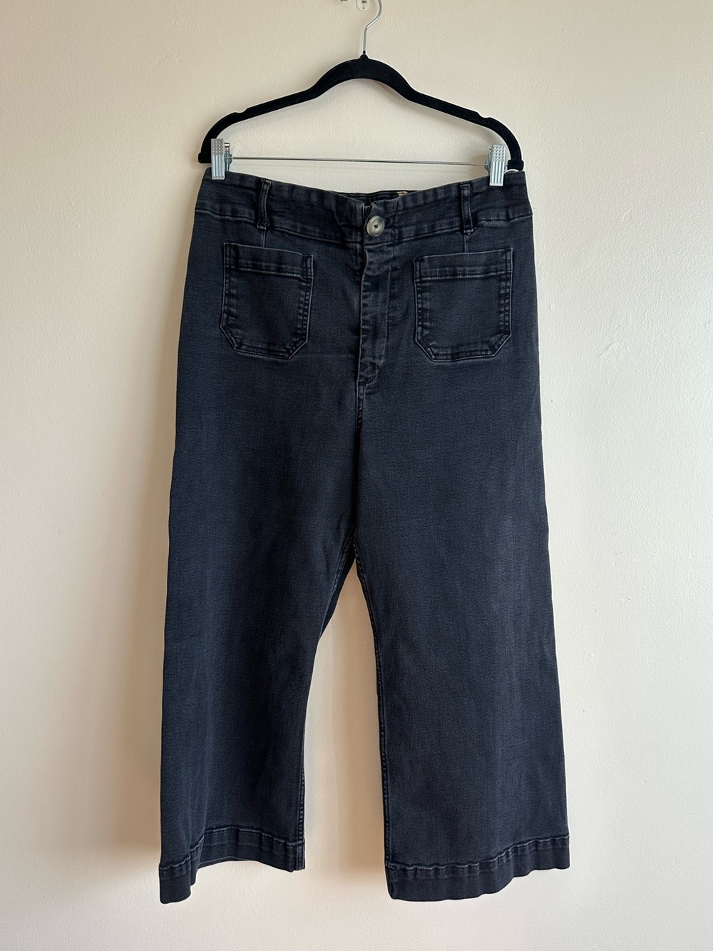 Anthropologie Maeve The Collette Black Denim - Picture 3 of 6
